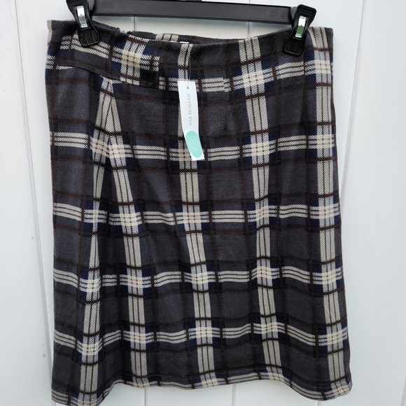 41Hawthorn Jordanne A Line Plaid Skirt - Picture 1 of 6